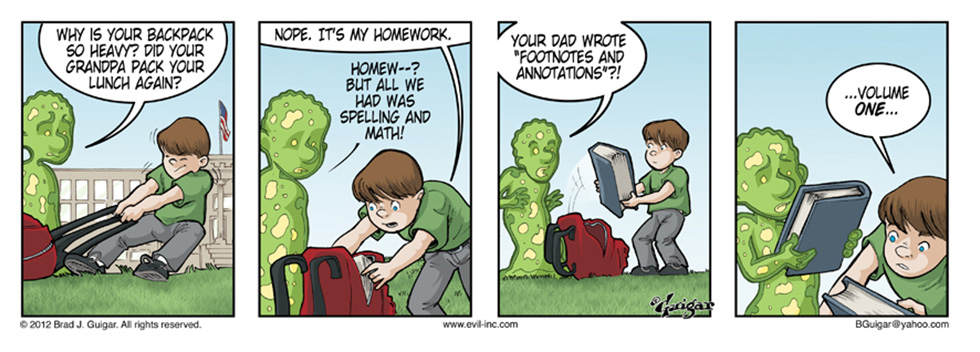 Dr evil homework image